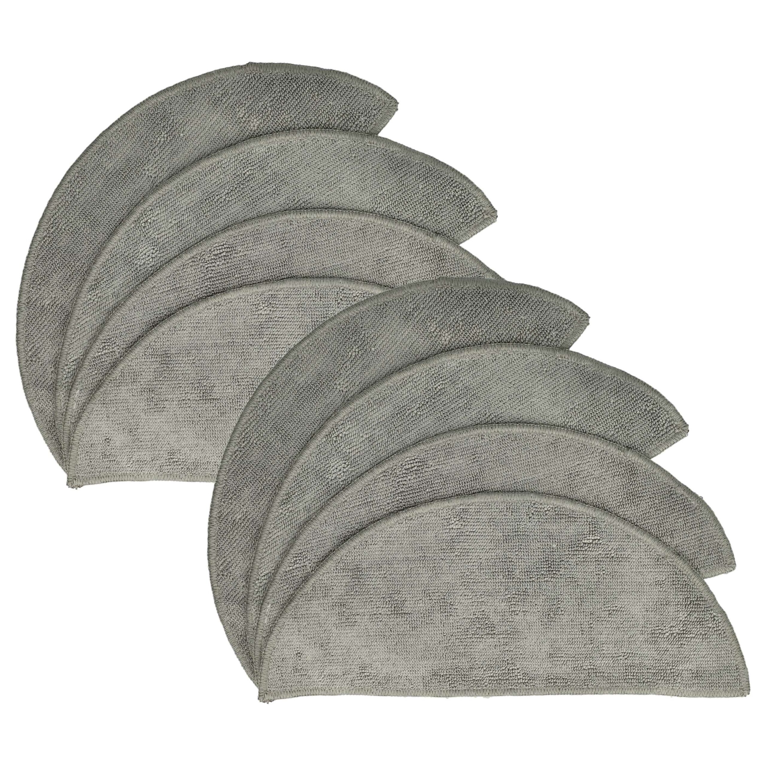 8x Pano de Limpeza em Microfibra para Robô Aspirador Lefant M501A, M571, T700
