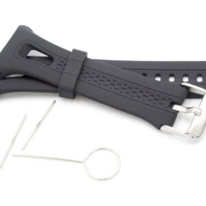 Bracelete de Silicone para Garmin Forerunner - Preto, 11.5cm + 9.7cm