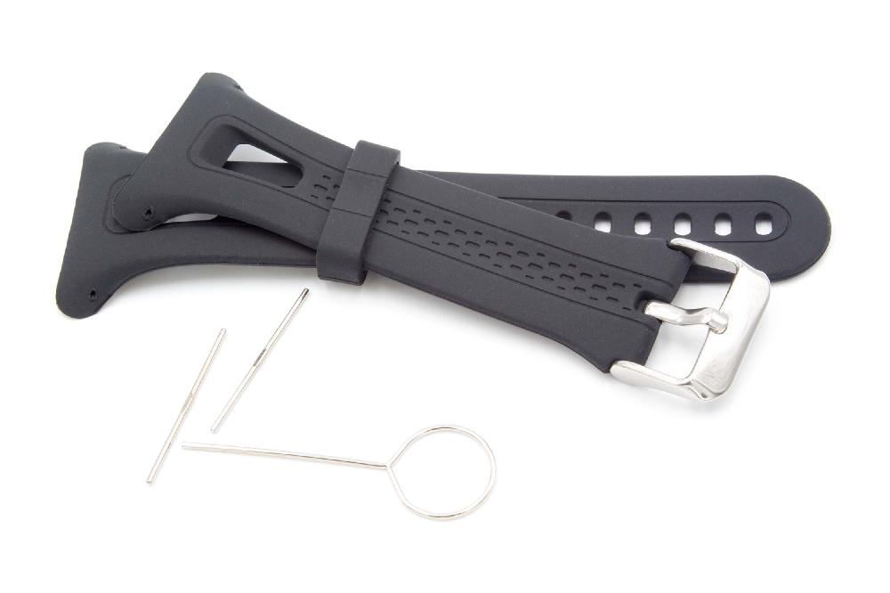 Bracelete de Silicone para Garmin Forerunner - Preto, 11.5cm + 9.7cm