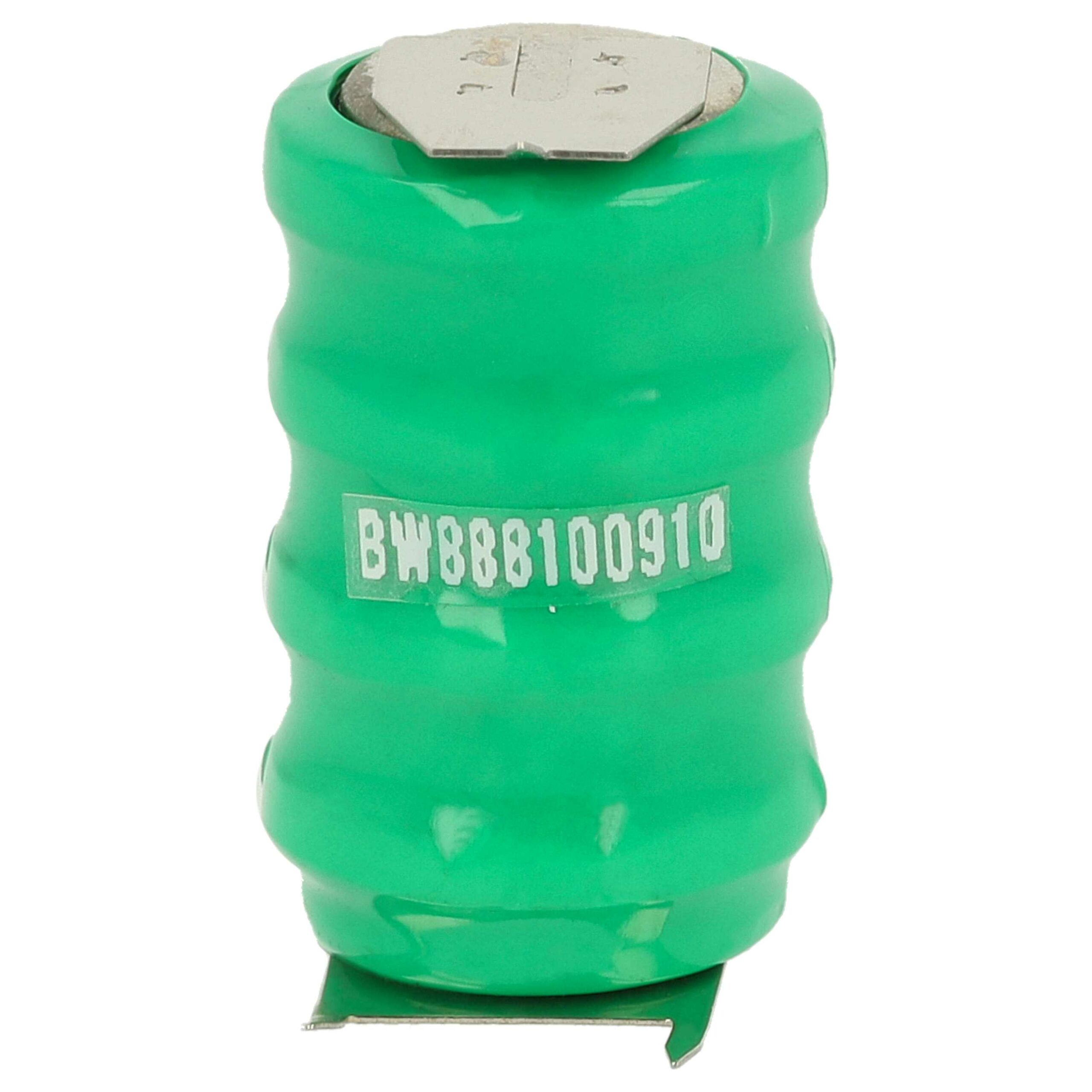 Bateria Recarregável tipo Moeda V80H 3 Contactos 80 mAh 4.8 V NiMH vhbw - Image 4