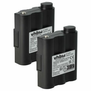 Bateria 2x vhbw para Rádios Alan Midland BATT5R, PB-ATL/G7 - 700 mAh 6 V NiMH