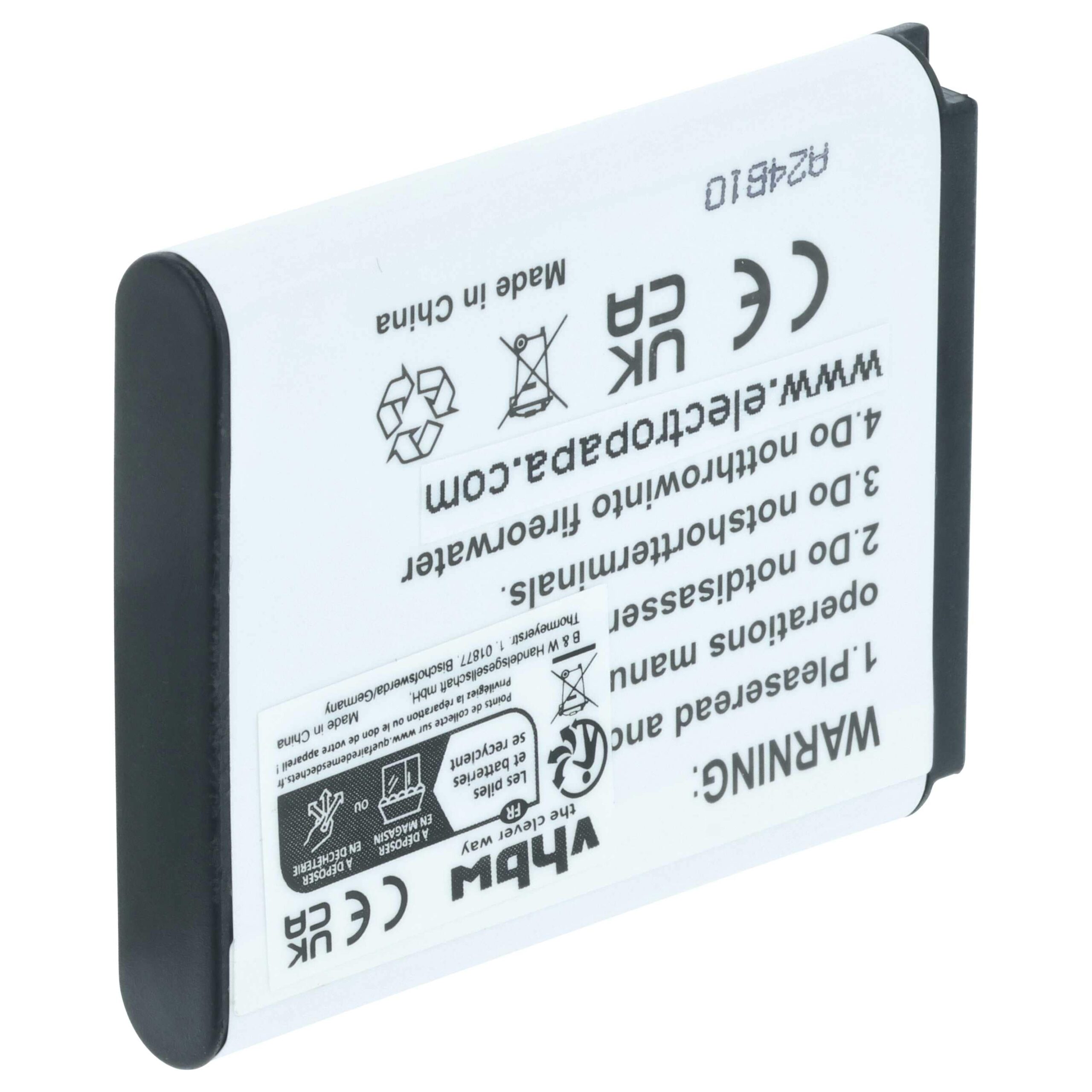 2x Bateria substitui Casio NP-160, NP-110DBA, NP-110, NP-110L - 750mAh, 3.6V, Li-Ion - Image 2