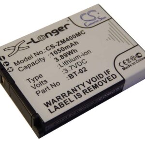 Bateria vhbw para Zoom BT-02 - 1050 mAh 3.7 V Li-Ion
