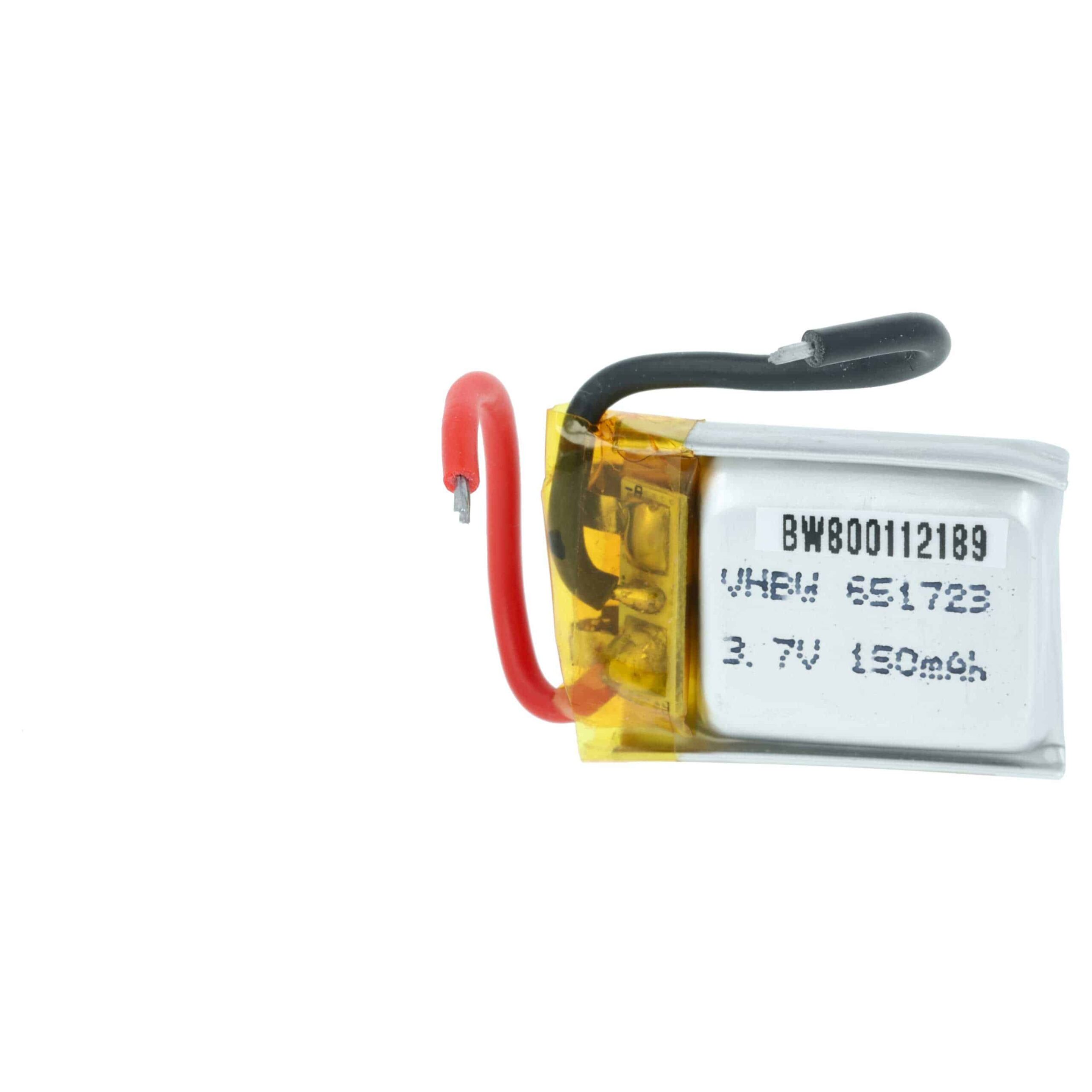 Bateria vhbw 150 mAh 3.7V Li-polymer para JJRC - Pack de 5 unidades (2 Pin Walkera) - Image 3