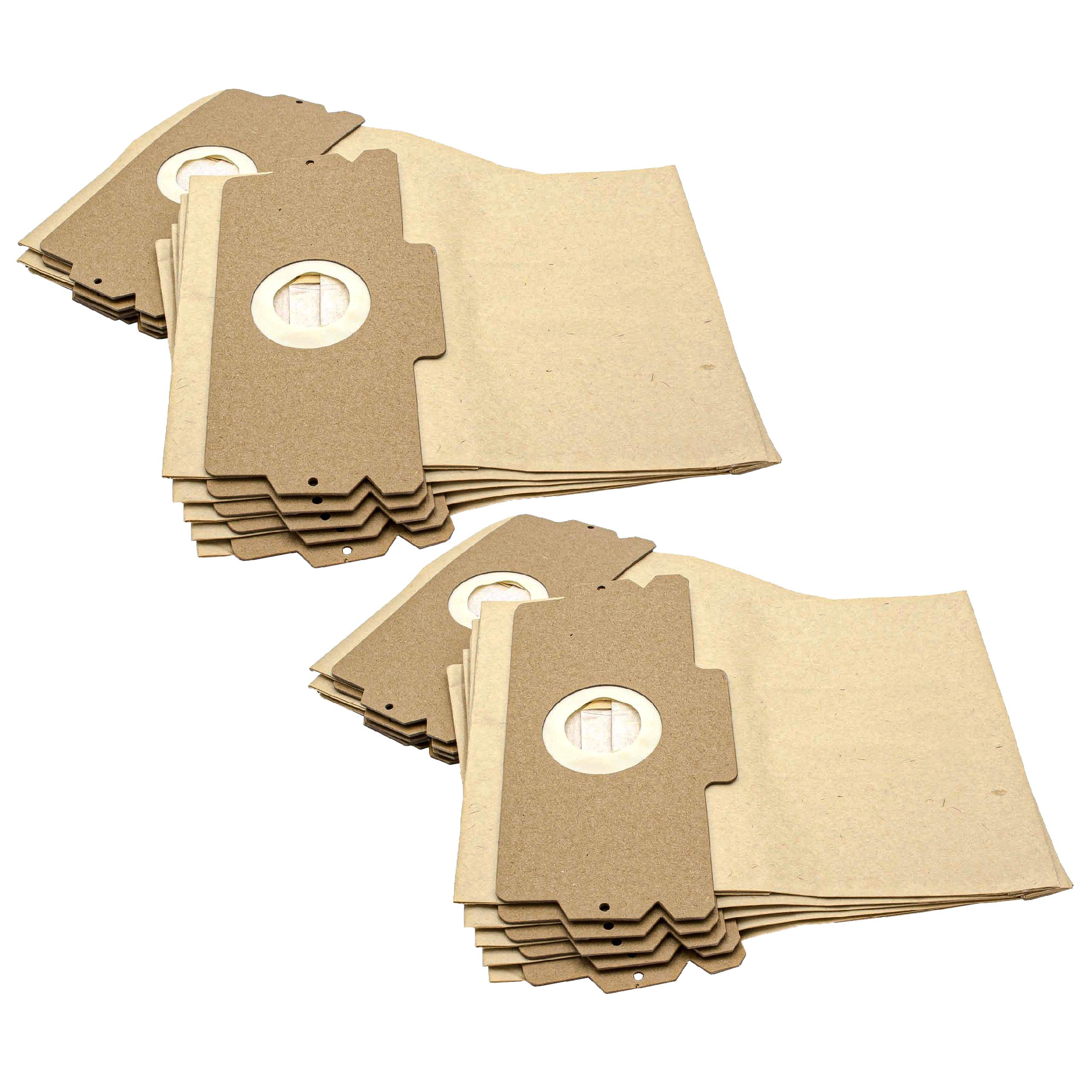 20x Sacos de Papel para Aspirador AEG 2681032092 - Hanseatic - vhbw