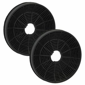 2x Filtro de Carvão Ativado para Coifa Bosch - Substituição Amica 1160826, KF17146 - 16 cm