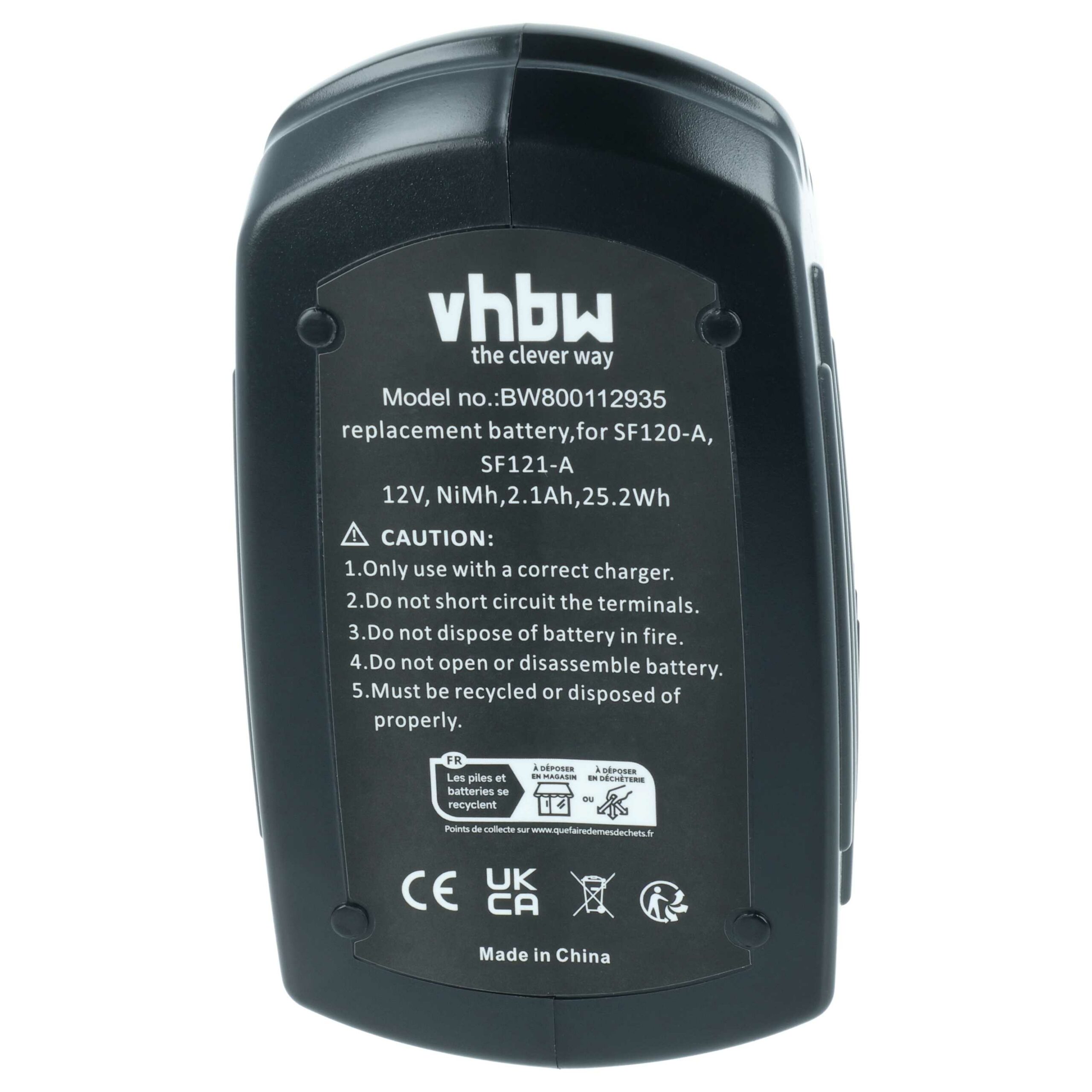 Bateria vhbw para Hilti SFB126A, SFB121, SFB126 - 12 V, 2100 mAh, NiMH - Image 3