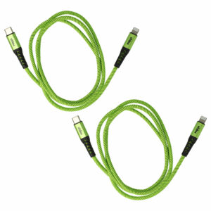 Cabo Lightning USB-C Thunderbolt 3 para Apple MacBook e iOS - vhbw 100cm (Pack 2x)