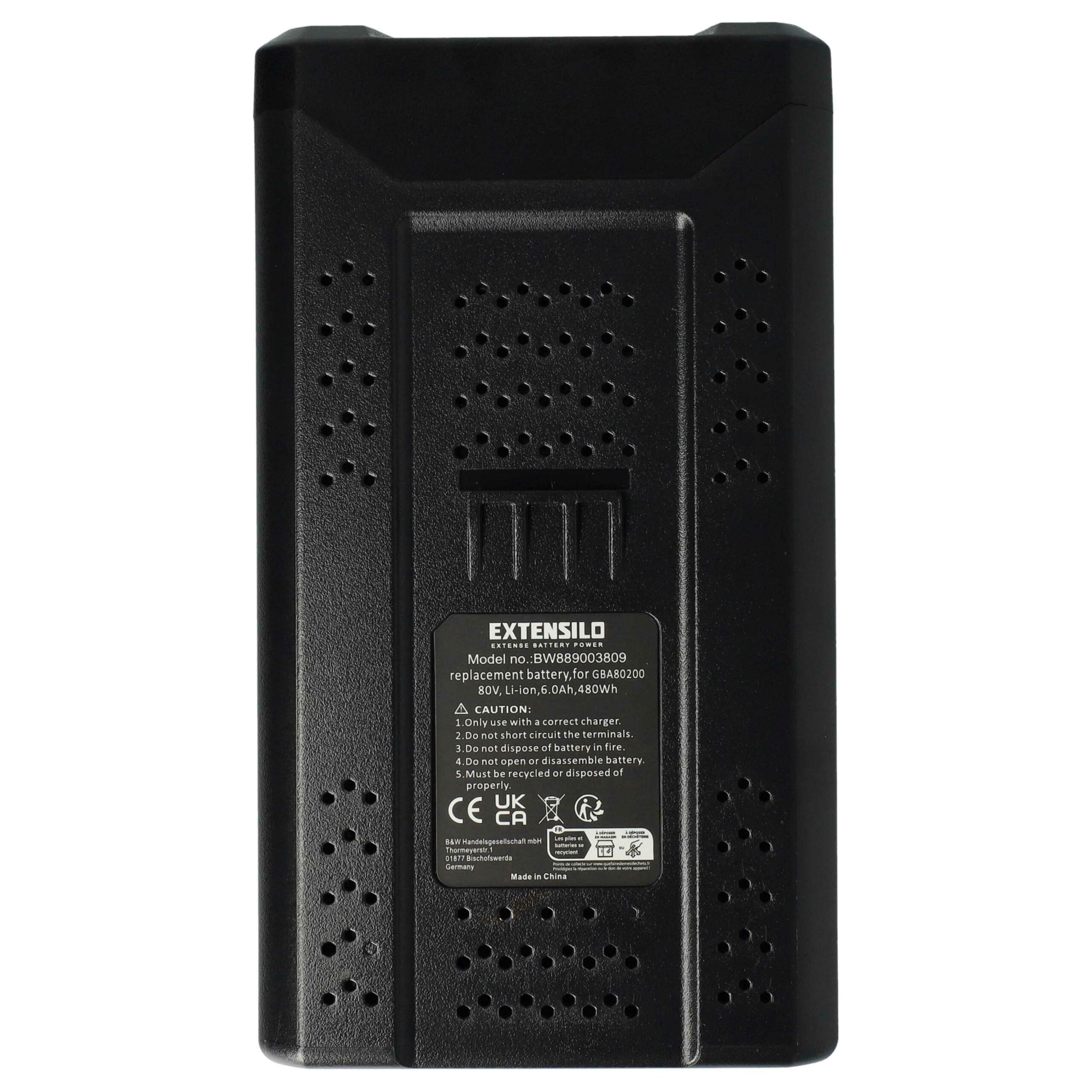 2x Bateria compatível Greenworks 2901307, 2901302, 2902407, 2901207 - 6000 mAh, 80 V, Li-Ion - Image 3