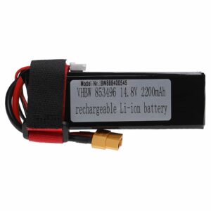 Bateria vhbw 2200 mAh 14.8V Li-polymer XT60 para Modelos de Radiocontrolo