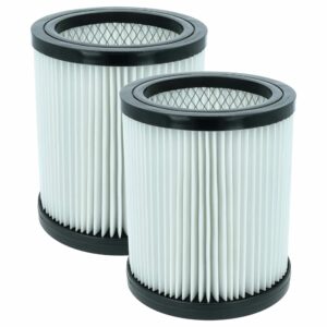 2x Filtro de substituição vhbw para Parkside 30250100, 91096424, 91105505
