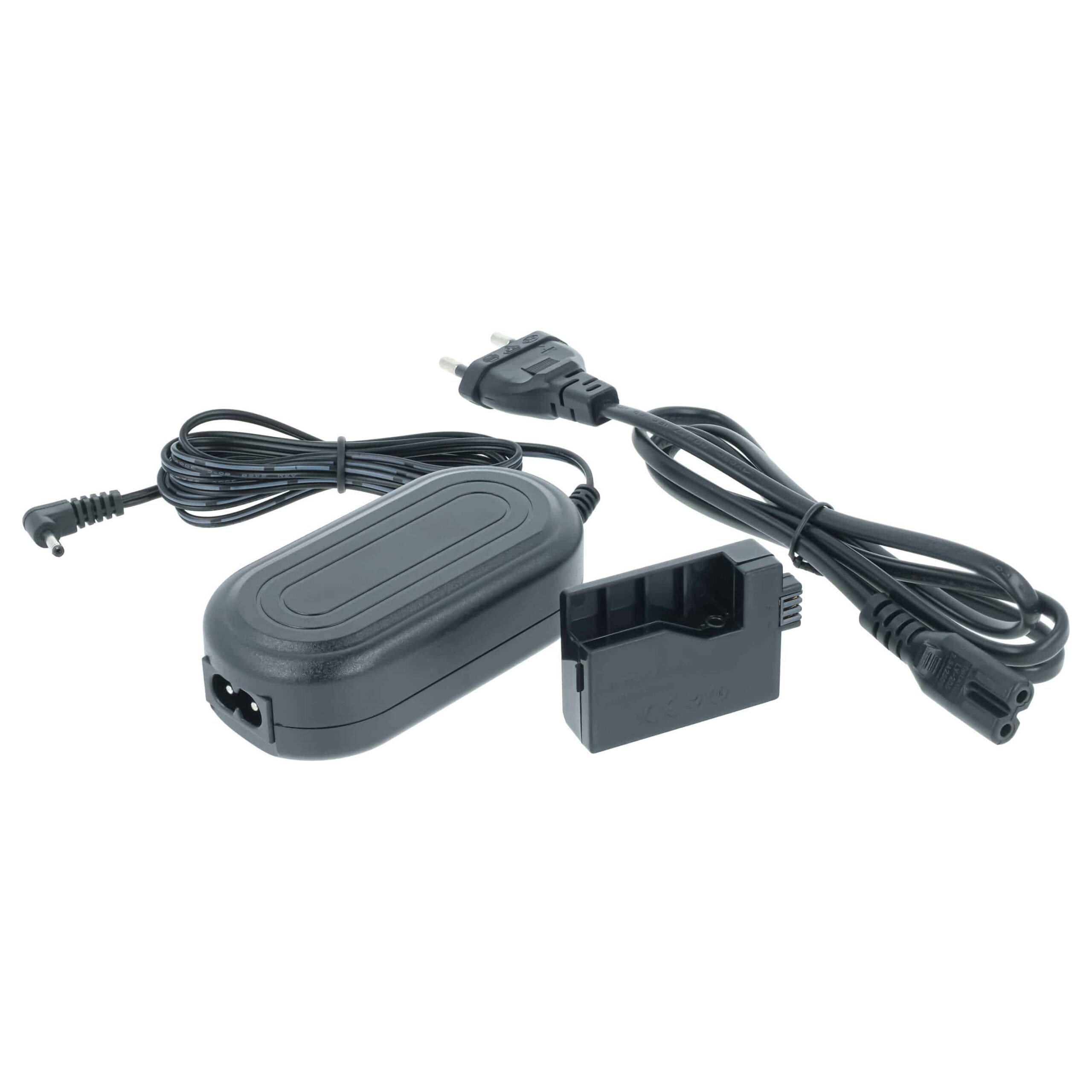 Carregador de Câmara Canon - Substitui CA-PS700 DR-E5 ACK-E5 com Acoplador DC - 2 m, 7.4 V 2.0 A