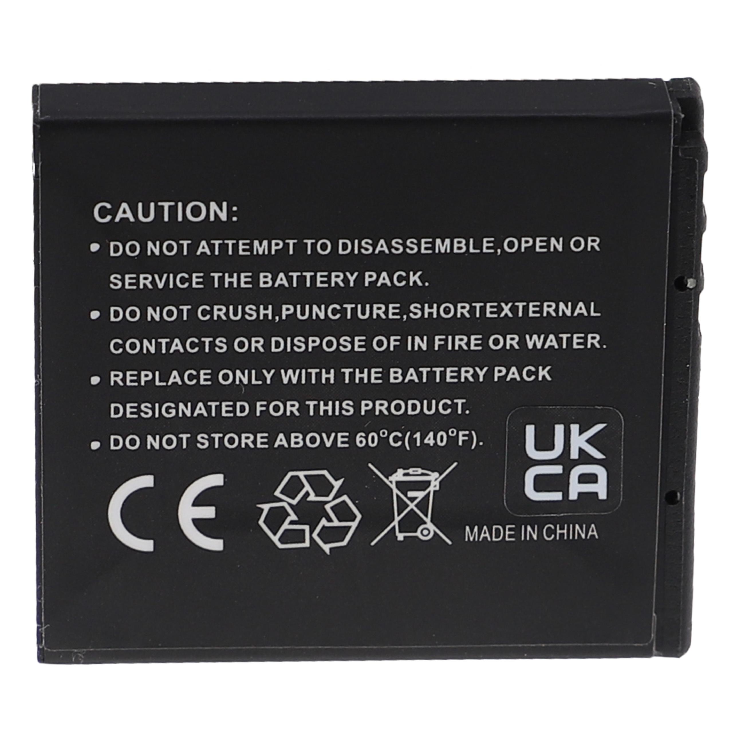 Bateria EXTENSILO para Leica BP-DC6 - 1000mAh, 3.7V, Li-Ion - Image 2