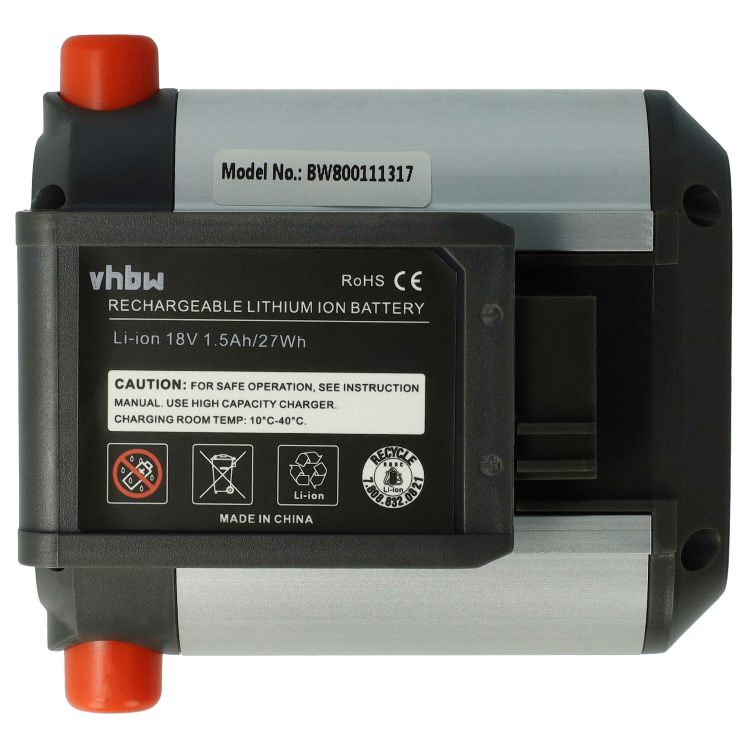 Bateria vhbw para Gardena AccuJet Li-18, ComfortCut, EasyCut - 1500 mAh 18 V Li-Ion