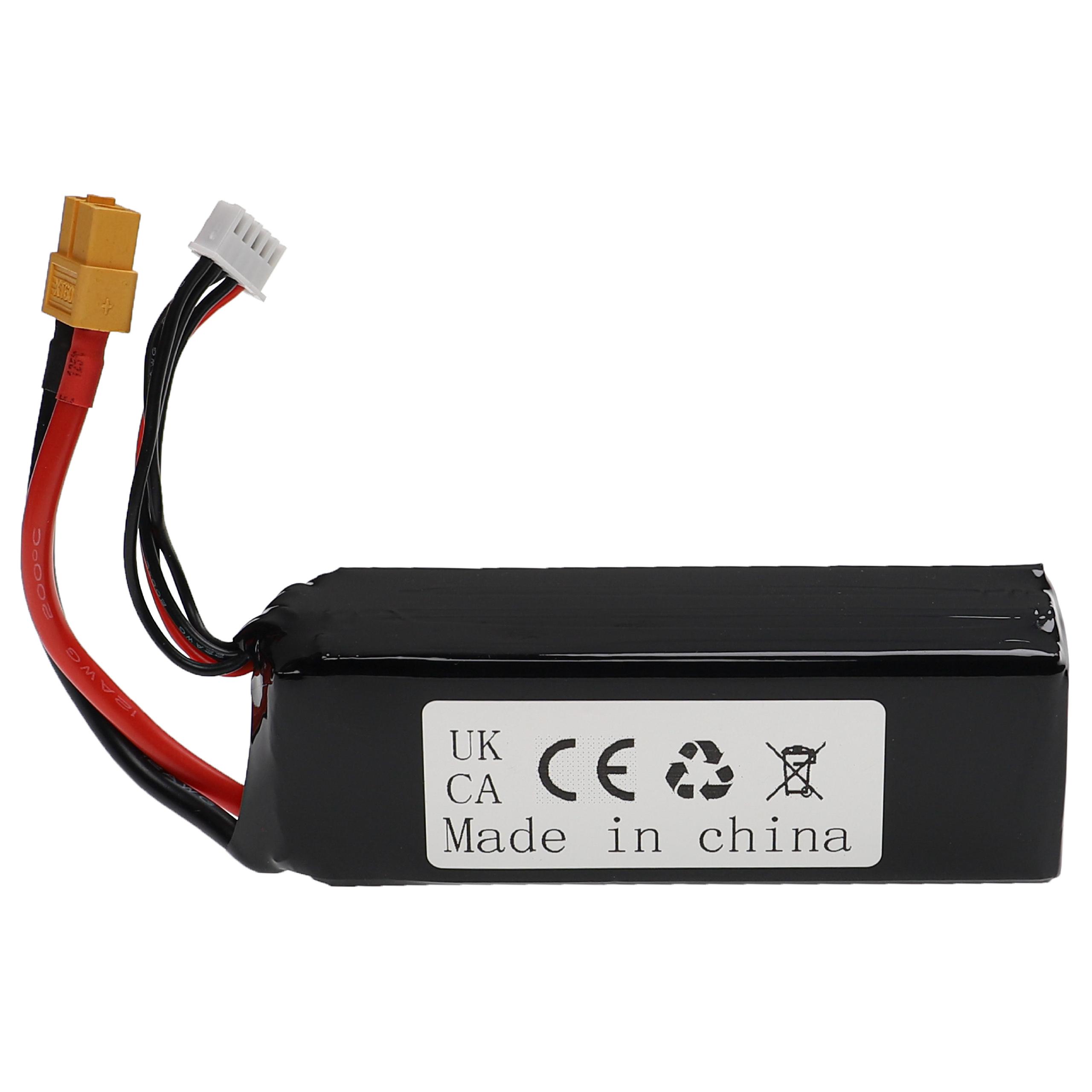 Bateria vhbw 2200 mAh 14.8V Li-polymer XT60 para Modelos de Radiocontrolo - Image 2
