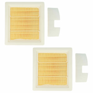 Jogo de 2 Filtros HEPA para Aspirador Fox Chimney Sweep - Substitui Cleancraft 7010250