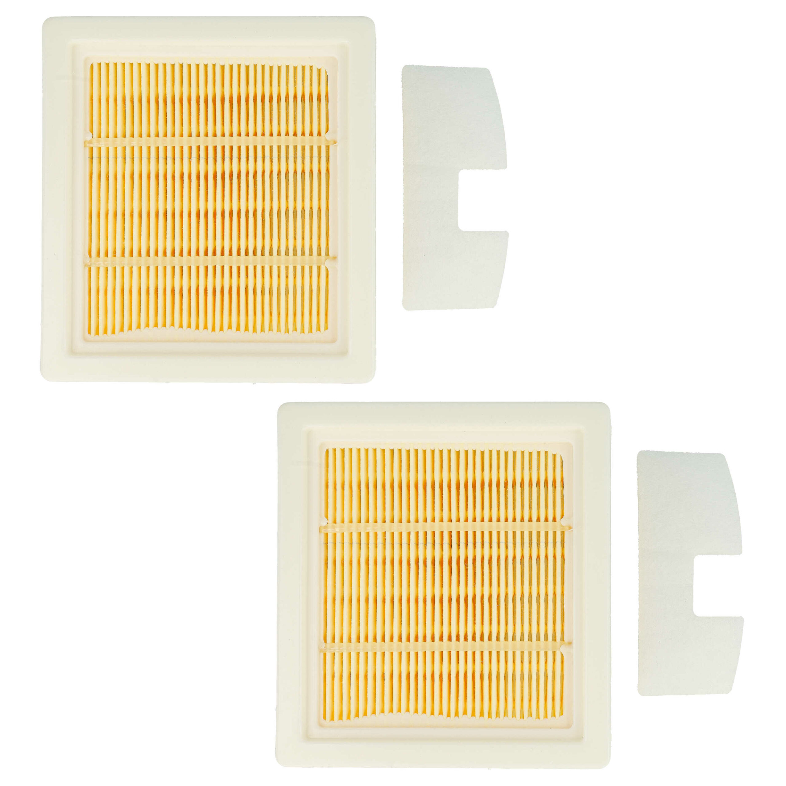 Jogo de 2 Filtros HEPA para Aspirador Fox Chimney Sweep - Substitui Cleancraft 7010250