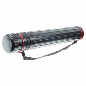 Tubo de Transporte para Cartazes, Desenhos e Documentos vhbw - 130 cm, Ø 13 cm