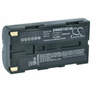 Bateria vhbw para Impressoras Extech ANDES 3, S2500THS, S4500THS - 2600 mAh 7.4 V Li-Ion