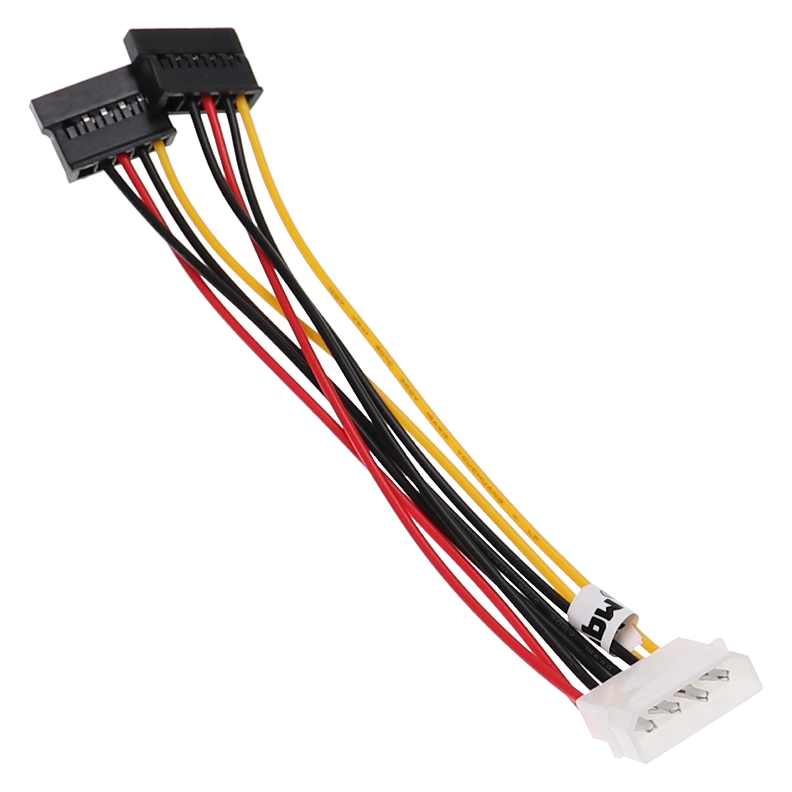 Cabo de Alimentação para 2x Conectores SATA - Cabo Y, 19,5 cm - Image 3