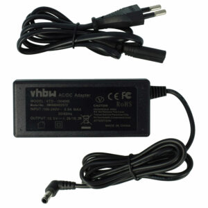 Adaptador de Alimentação vhbw para Scanners Epson (substitui A391AR, A391AS, A391BS, A391GB)