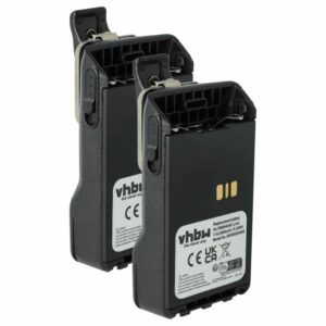 Bateria vhbw 2x para Motorola PMNN4511A, PMNN4440, PMNN4502A - 2600 mAh 7.4 V Li-Ion
