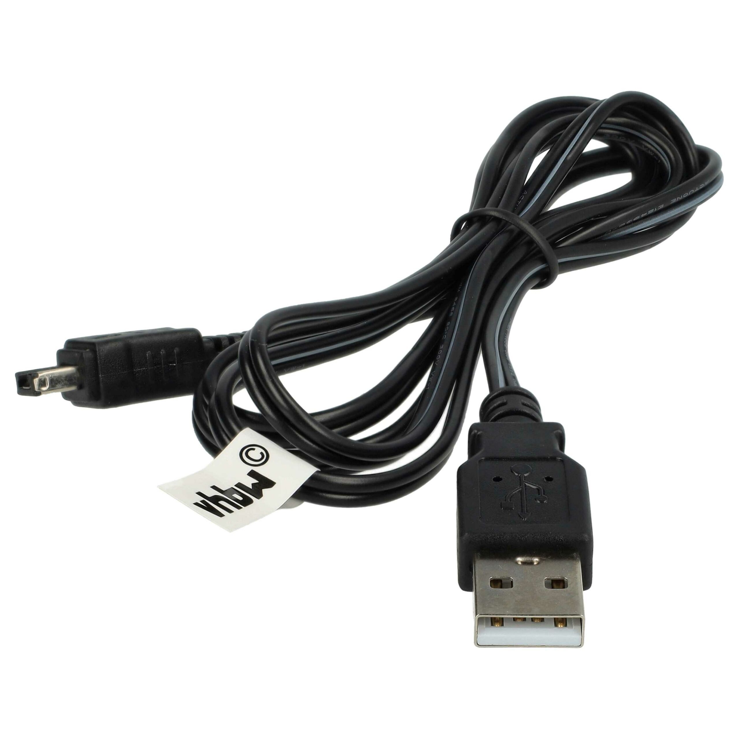 Cabo USB de Carregamento para Câmaras Canon Legria HF M52, HF M56, HF M506, HF R36 - vhbw - Image 4
