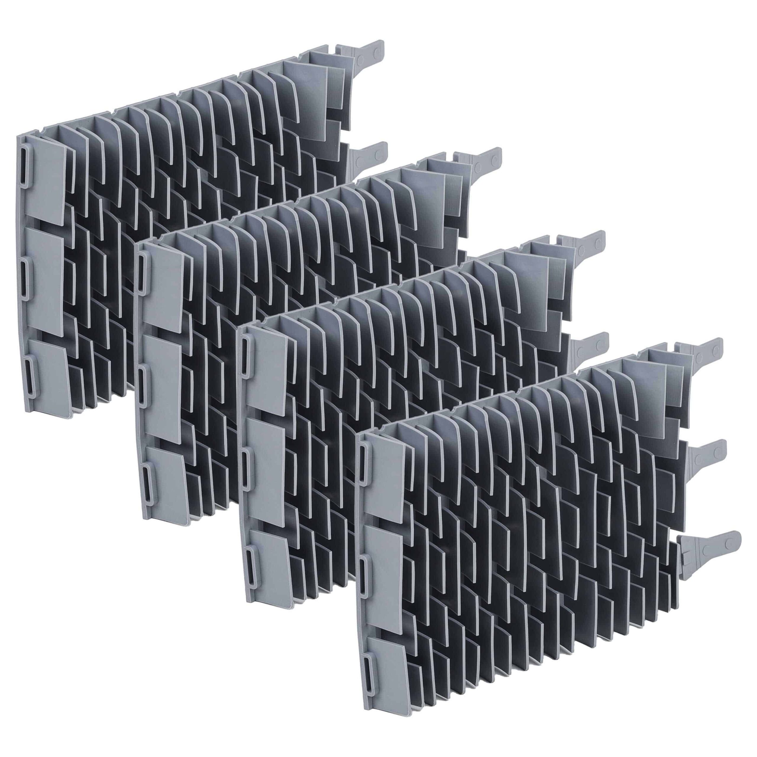 4x Escovas de Substituição Zodiac R0962800 para Robô de Limpeza de Piscina