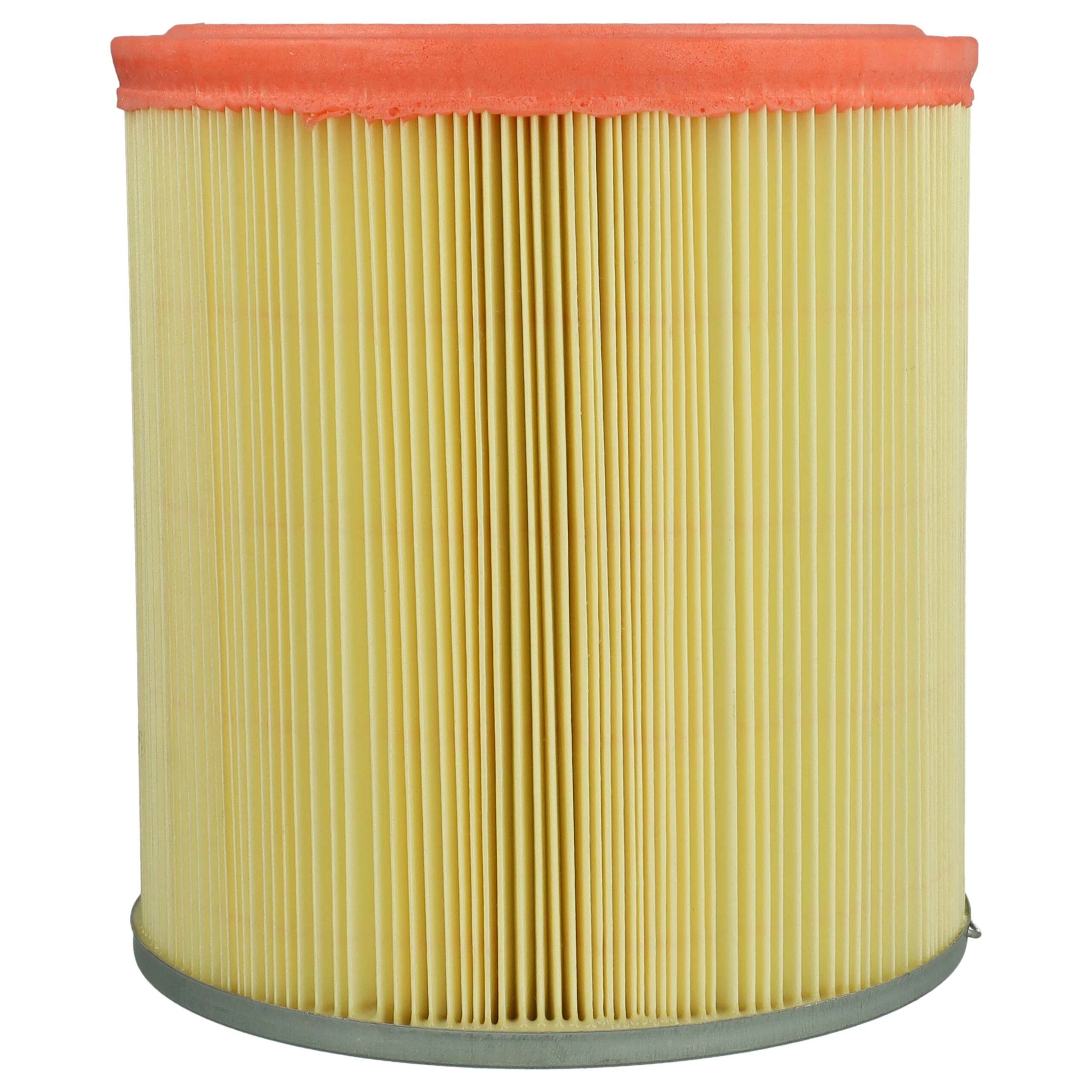 4x Filtro Redondo Substituição Rowenta ZR70 para Aspirador Tefal, Laranja/Amarelo vhbw - Image 2
