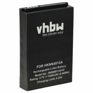 Bateria vhbw para Rádio Motorola BT90, HKNN4013A, HKLN4440B, BT110, BT60, HKNN4013B - 1800 mAh 3.7V Li-Ion