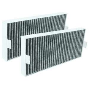 2x Filtro de Carvão Ativado de Substituição para Coifa Miele DKF 35-S, 12187430