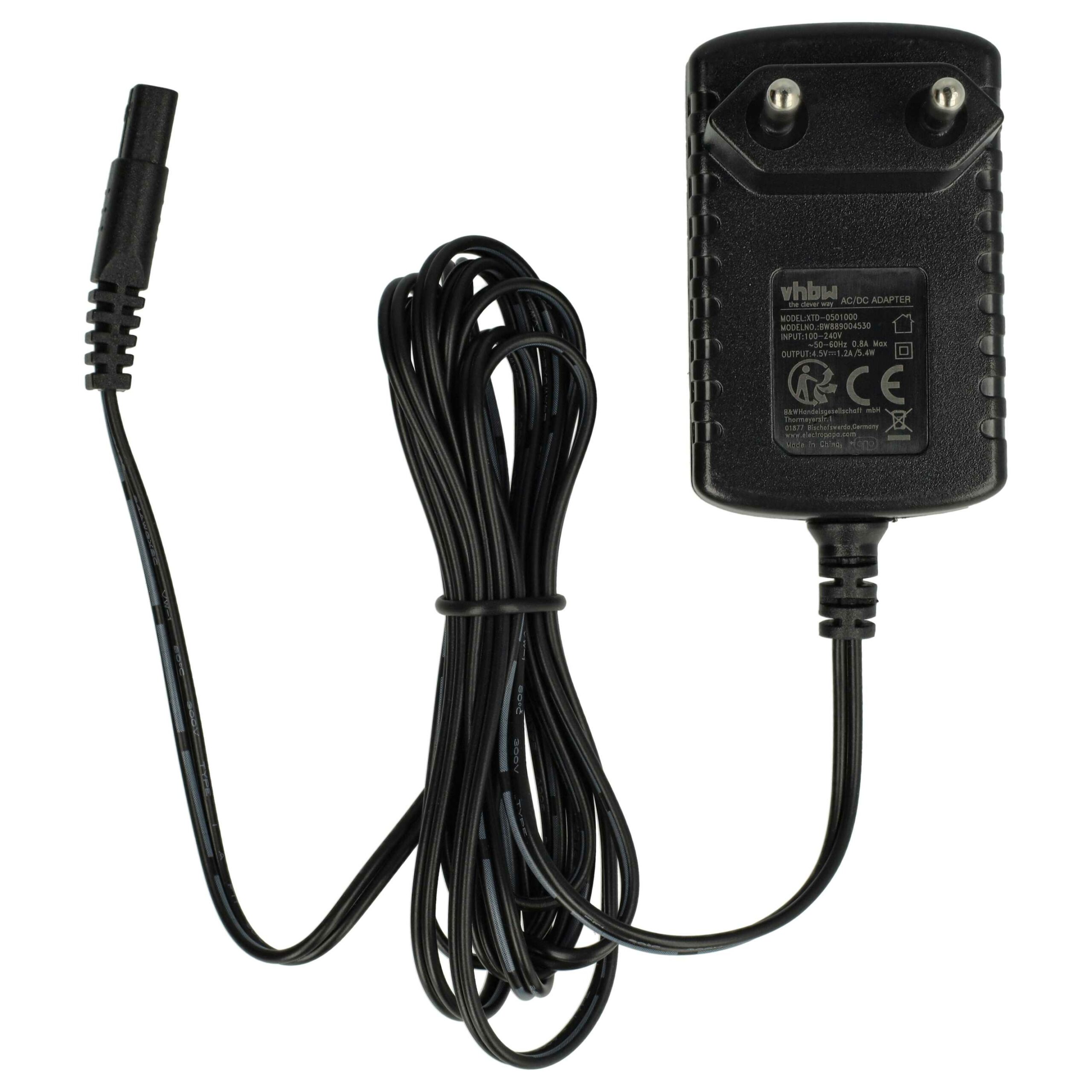 Adaptador de Alimentação para Máquina de Cortar Cabelo BaByliss - vhbw (substitui 35209900, 3030053838340) - Image 3