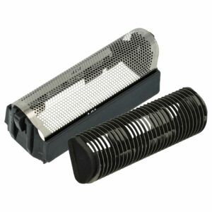 Kit de lâmina e foil para barbear Braun 3550 vhbw - preto/prateado