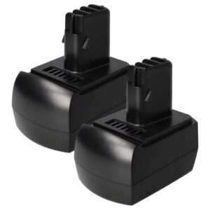 2 Baterias vhbw para Metabo 6.25471.00, 6.2547, 6.25471, 6.25470.00 - 1500 mAh, 9.6 V, NiMH