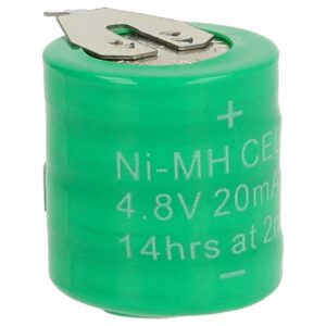 Bateria Recarregável Tipo 4/V15H 2 Pinos NiMH 15 mAh 4.8 V vhbw
