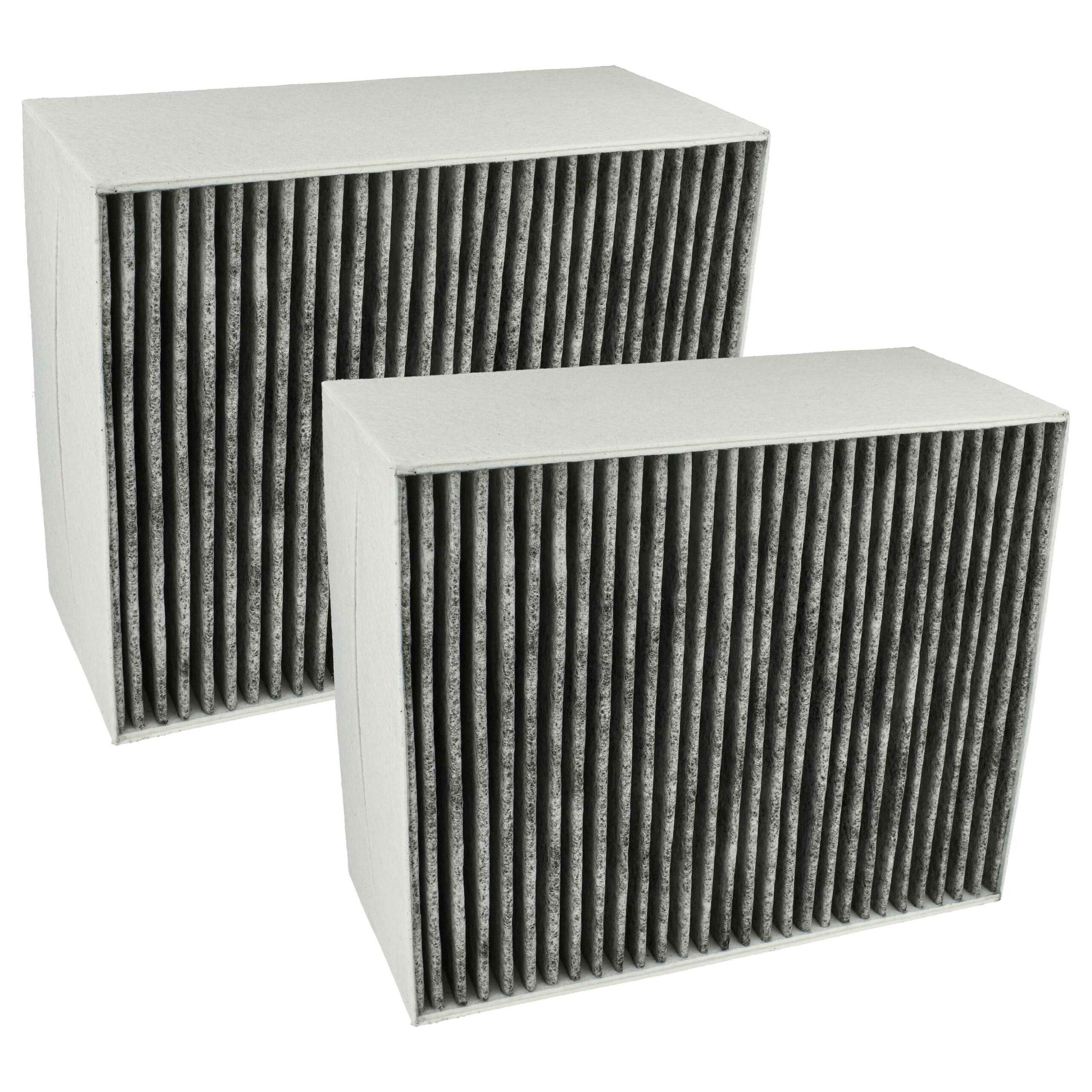 2x Filtro de Carvão Ativado Compatível com Bosch 00678460 para Coifa - 22,7 x 18,9 x 10 cm