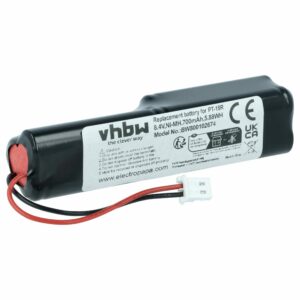 Bateria vhbw para Impressora Brother BBP-18, LN6044001, BA-18R, PT-18R - 700 mAh 8.4 V NiMH