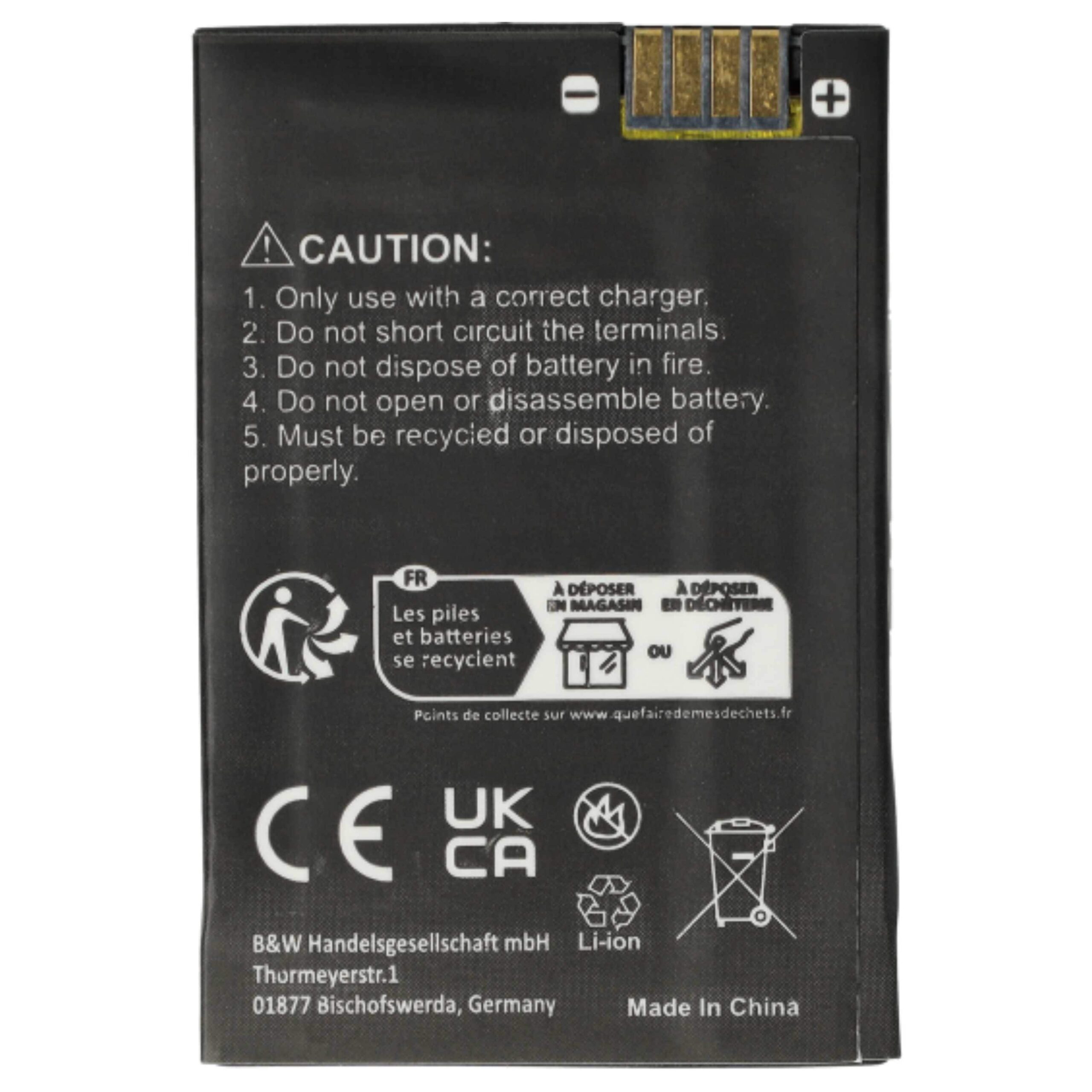 Bateria para Rádio Motorola vhbw - Compatível com BT90, HKNN4013A, HKLN4440B, BT110, BT60, HKNN4013B - 1800 mAh 3.7 V Li-Ion (Pack 2 Unidades) - Image 4