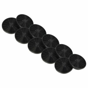Pack de 10 Filtros de Carvão Ativado vhbw para Candy e Compatíveis
