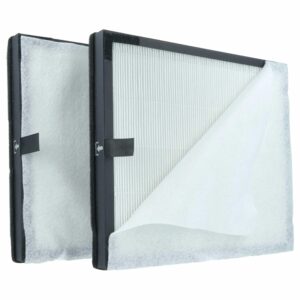 2x Filtro de Carvão Ativado para Purificador de Ar Morento, WESTHEY, YIOU HY4866 - vhbw