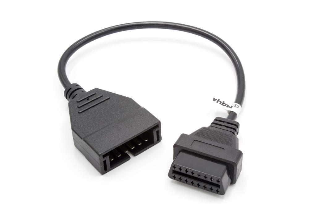 Adaptador OBD2 12 Pinos OBD1 para Chevrolet, GMC, GM vhbw