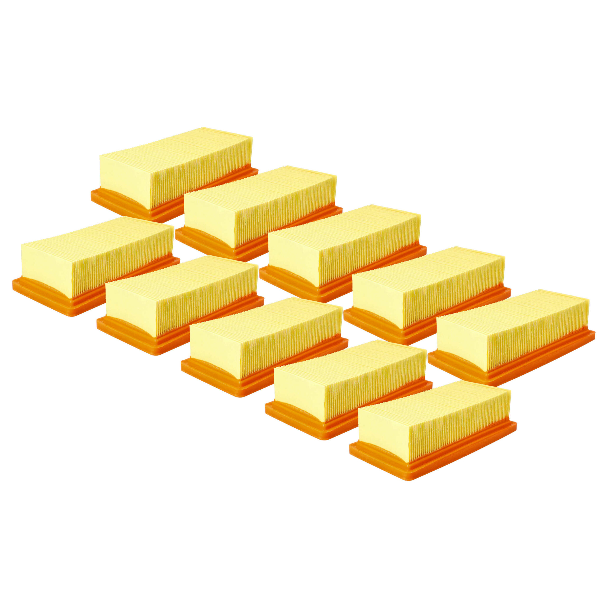 10 Filtros Plissados Substituem Kärcher KFI 7420, 6.415-953.0 para Aspirador Kärcher