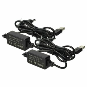 2x Fonte de Alimentação USB vhbw substitui AC-L10 AC-L100 AC-L10A AC-L15A AC-L15B AC-L10B AC-L15 para Câmaras, 8,4 V 1,7 A