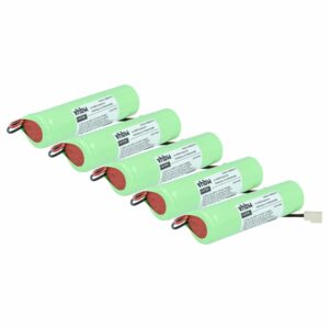 Bateria vhbw 5x compatível NOVIPro 3000BAT, 880BAT - 3500 mAh 2.4 V NiMH