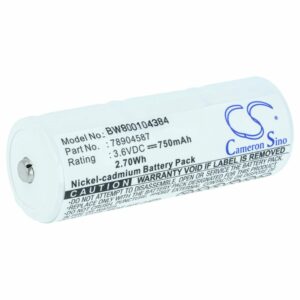 Bateria vhbw compatível Welch Allyn 78904587 - 750 mAh 3.6 V NiCd