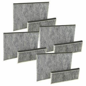 Pack de 8 Filtros de Carvão Ativado para Coifa - Compatível Alapure HFK8700
