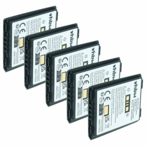Bateria vhbw 5x para Symbol MC55 BTRY-MC55EAB02 - 3600mAh, 3.7V