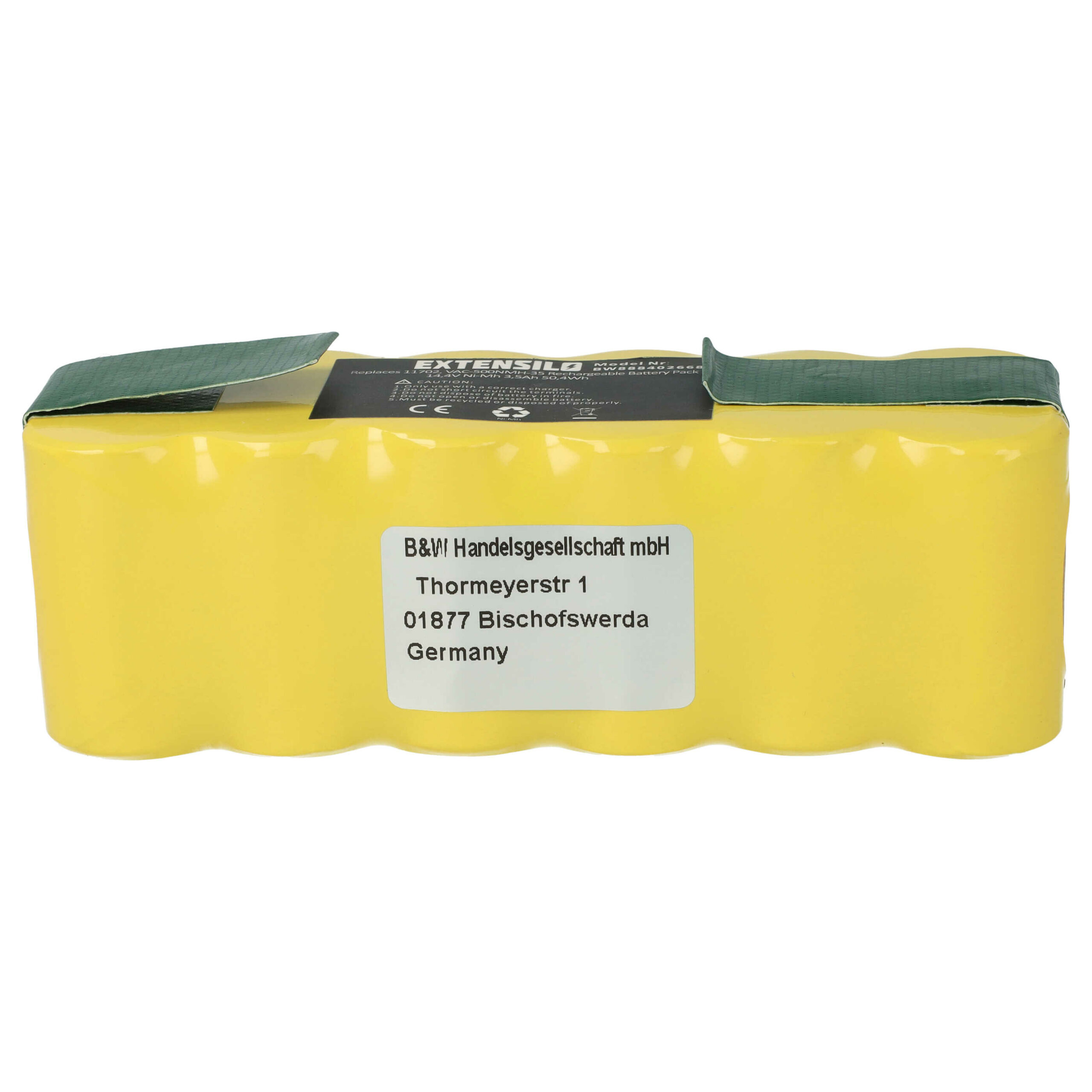 Bateria EXTENSILO 3500mAh 14.4V NiMH para iRobot - Compatível com 80501e, 80601, 11702, 68939, 80501, 855714, 4419696 - Image 2