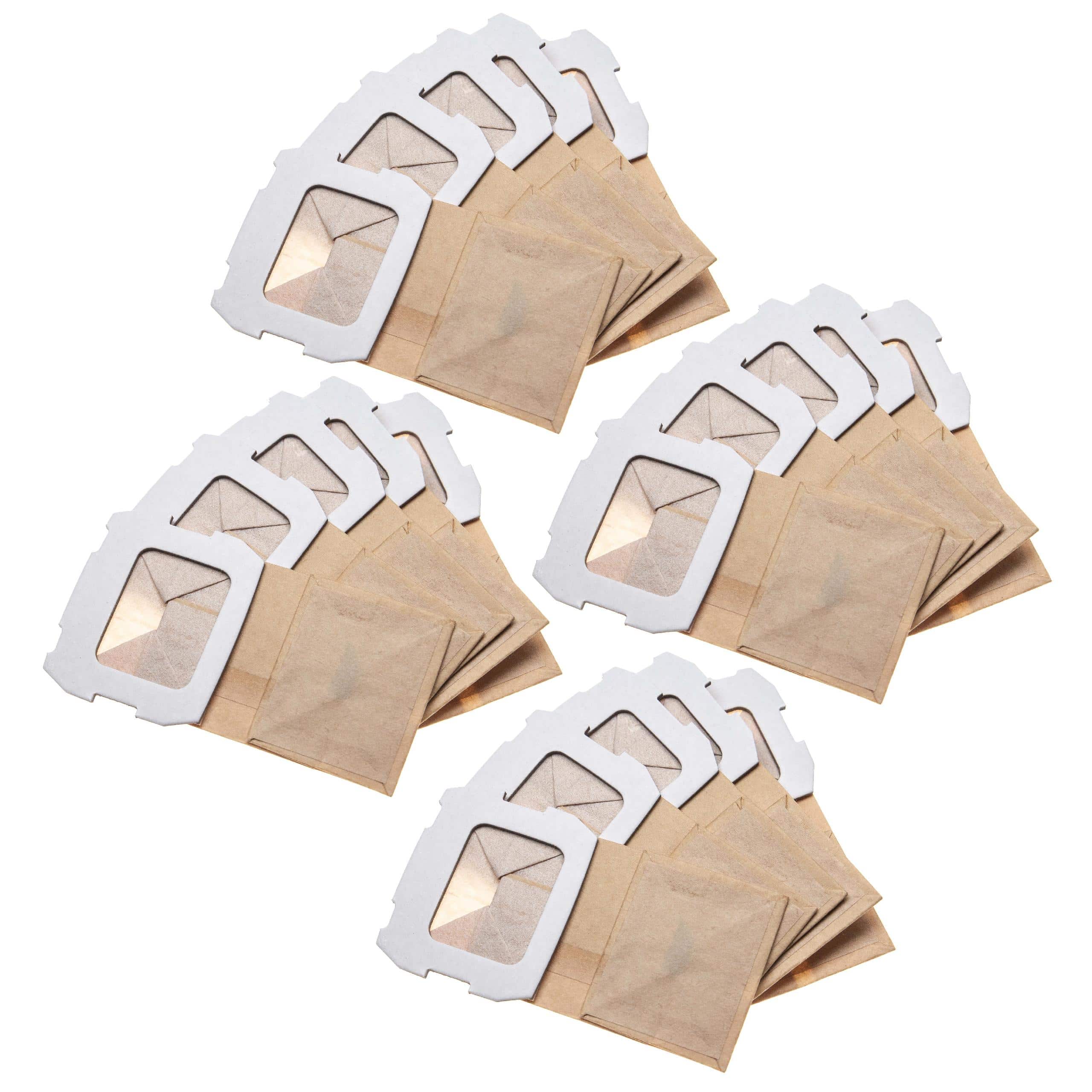 20x Filtro Turbo para Makita 194746-9 Lixadeira Elétrica e Orbital - Papel, Dupla Camada
