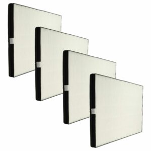 4x Filtro HEPA vhbw compatível com Philips FY1410/30 para humidificadores de ar